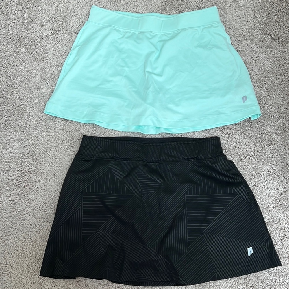 2 prince tennis skorts
